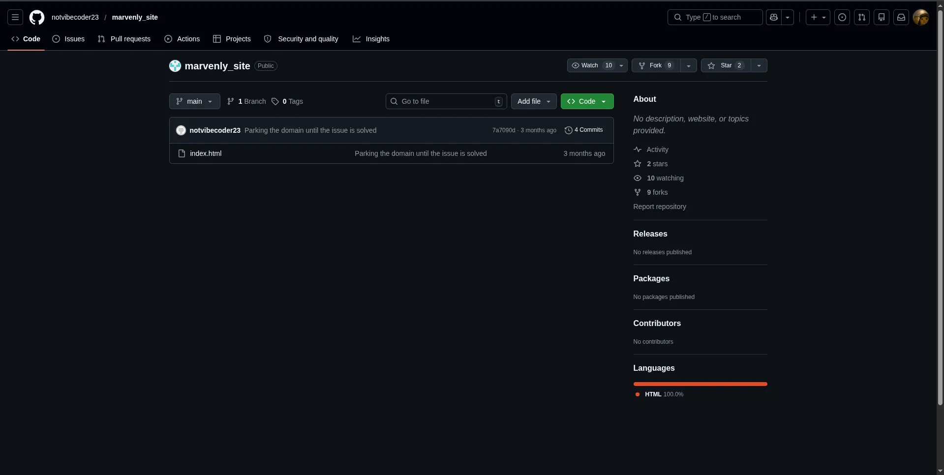 GitHub repository overview