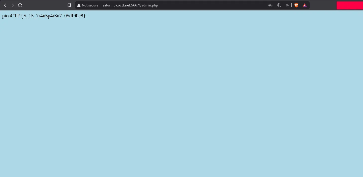 Flag after successful login