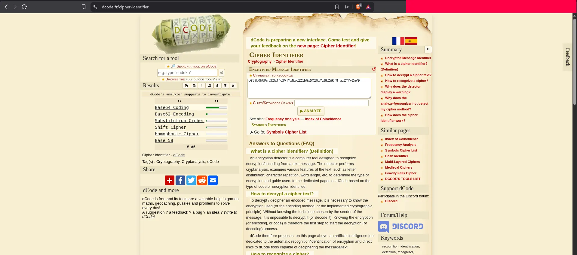 Base64 validation step