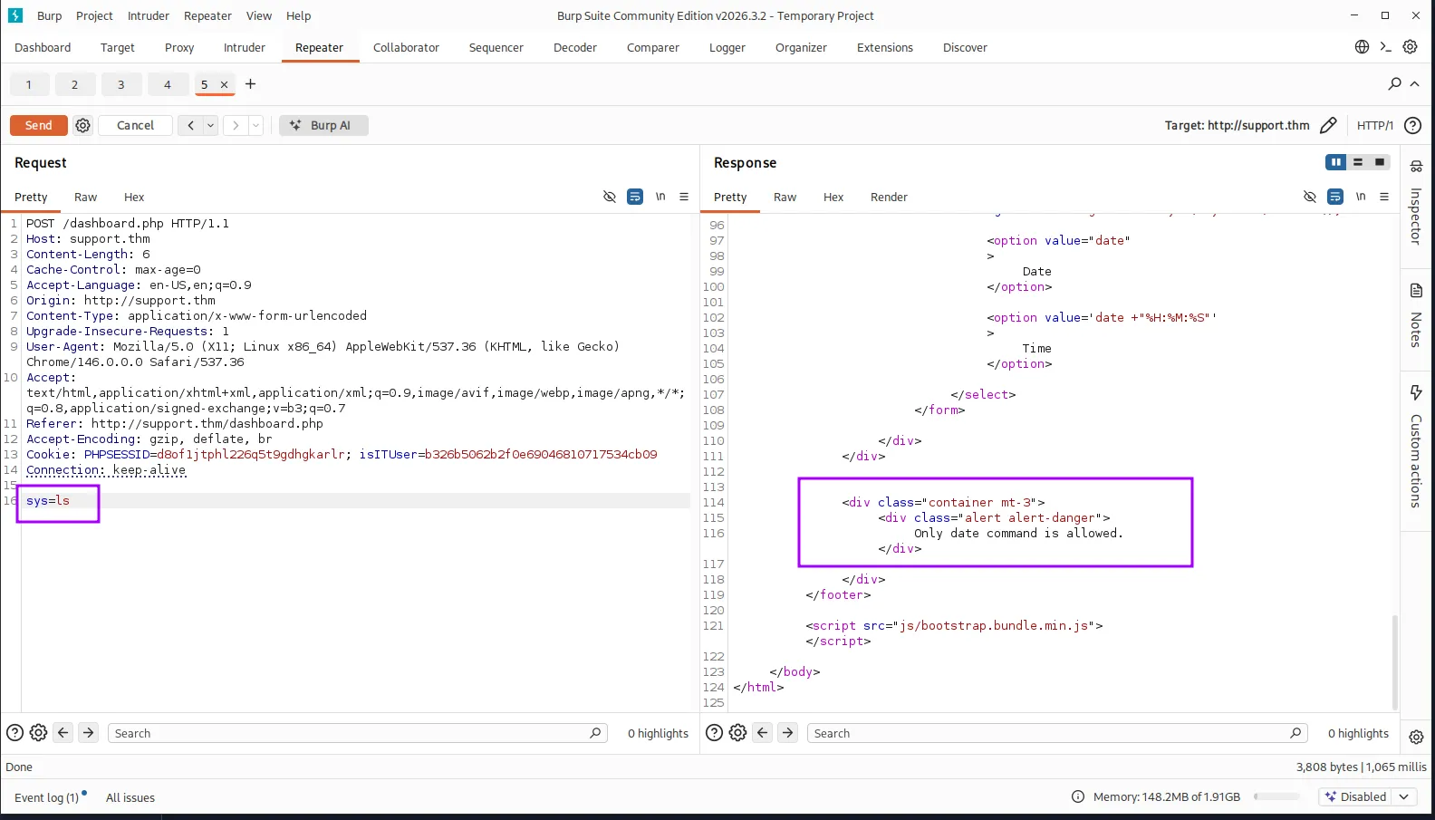 Support TryHackMe Writeup - cat0x01