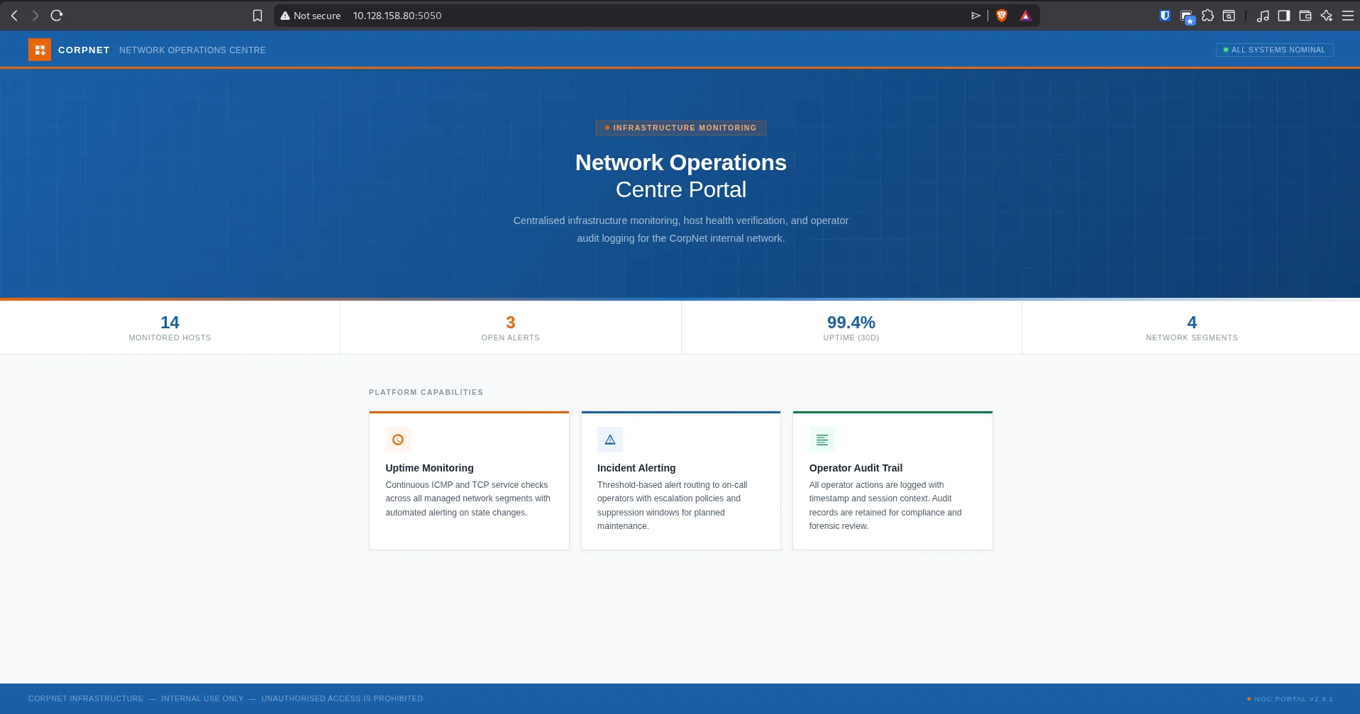 Silent Monitor homepage