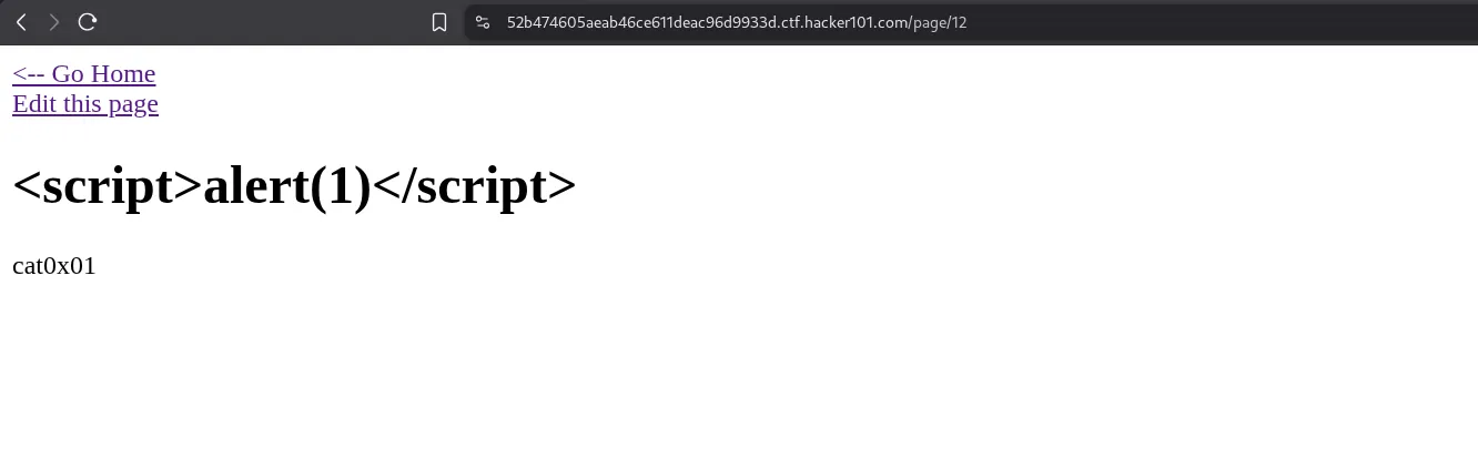 Returning to the Micro-CMS home page