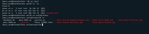 /opt/unstabletwin listing