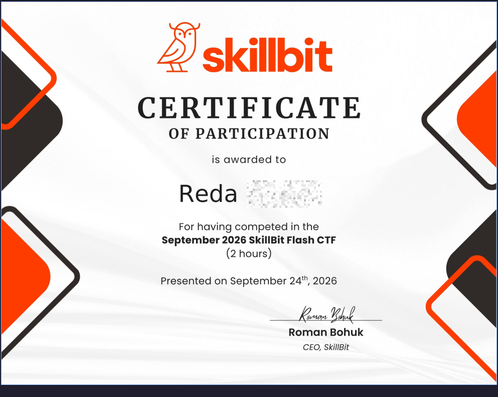 MetaCTF September 2026 Flash CTF — participation proof